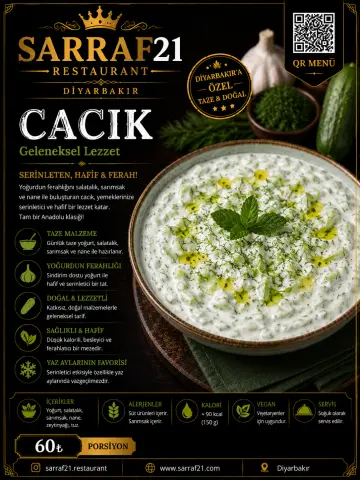 CACIK - Sarraf21 Diyarbakır menü