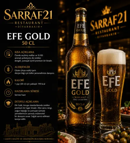 EFE GOLD 50 CL - Sarraf21 Diyarbakır
