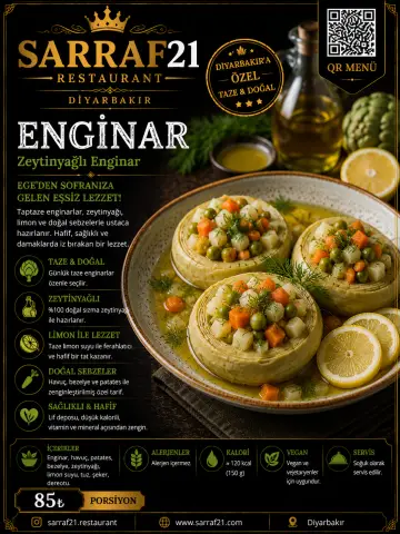 ENGİNAR - Sarraf21 Diyarbakır menü