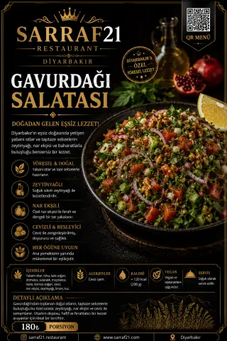 GAVURDAĞI SALATA - Sarraf21 Diyarbakır