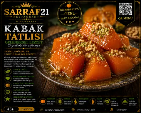 KABAK TATLISI - Sarraf21 Diyarbakır menü