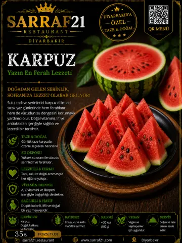 KARPUZ - Sarraf21 Diyarbakır menü