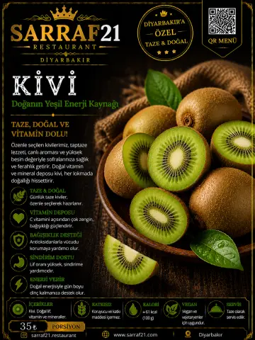 KİVİ - Sarraf21 Diyarbakır menü