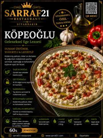 KÖPEOĞLU - Sarraf21 Diyarbakır menü