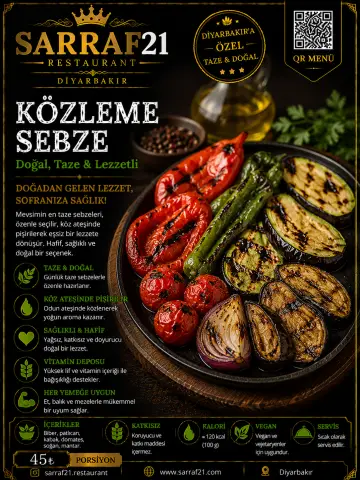 KÖZLEME SEBZE - Sarraf21 Diyarbakır menü