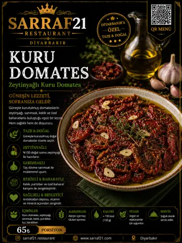 KURU DOMATES - Sarraf21 Diyarbakır menü
