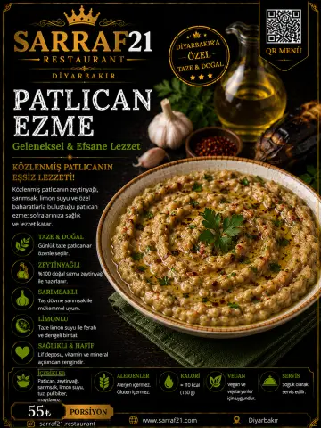 PATLICAN EZME - Sarraf21 Diyarbakır menü