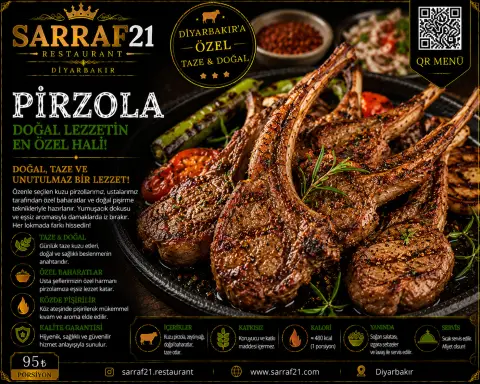PİRZOLA - Sarraf21 Diyarbakır menü