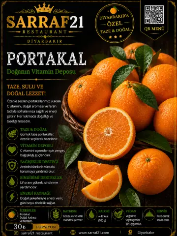 PORTAKAL - Sarraf21 Diyarbakır menü