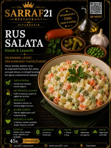 RUS SALATA - Sarraf21 Diyarbakır menü