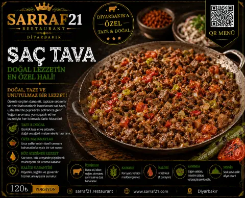 SAC TAVA - Sarraf21 Diyarbakır menü