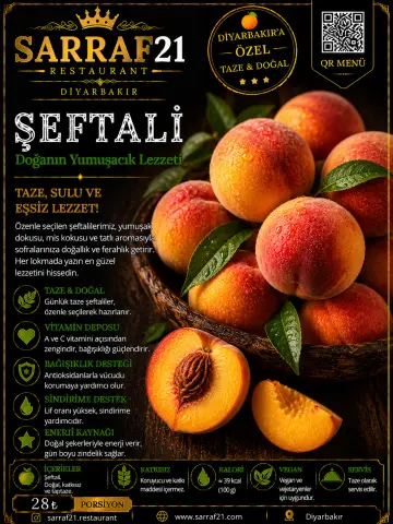 ŞEFTALİ - Sarraf21 Diyarbakır menü