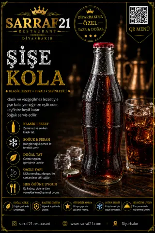 ŞİŞE KOLA - Sarraf21 Diyarbakır menü