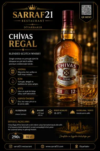 TEK CHİVAS - Sarraf21 Diyarbakır menü