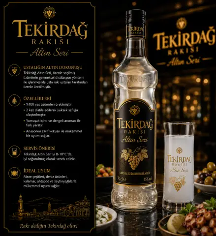 TEKİRDAĞ ALTIN SERİ 50 CL - Sarraf21 Diyarbakır