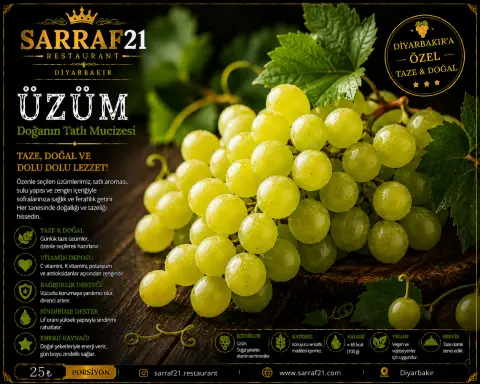 ÜZÜM - Sarraf21 Diyarbakır menü