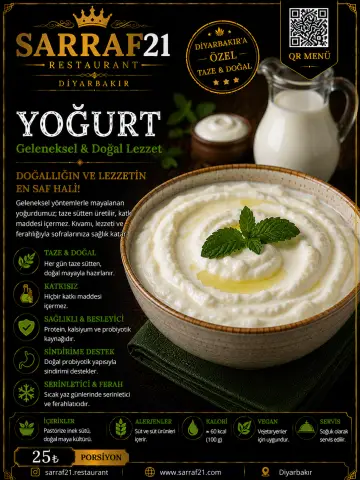 YOĞURT - Sarraf21 Diyarbakır menü