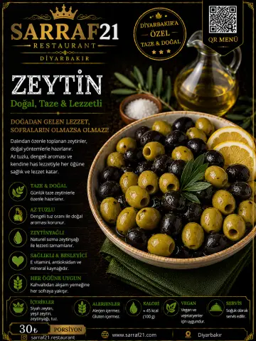 ZEYTİN - Sarraf21 Diyarbakır menü